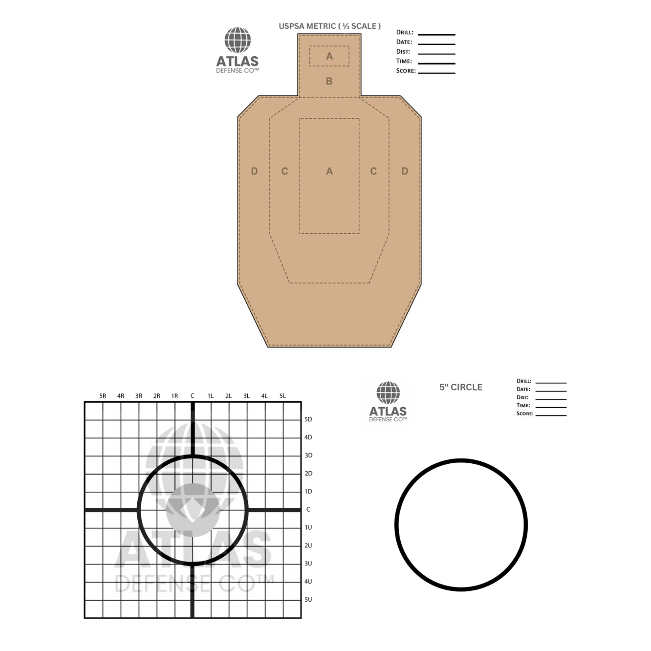 Free Printable Live Fire Target Pack