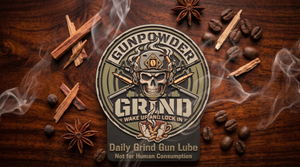 Gunpowder Grind — Mahogany Teakwood Scented Lubricant