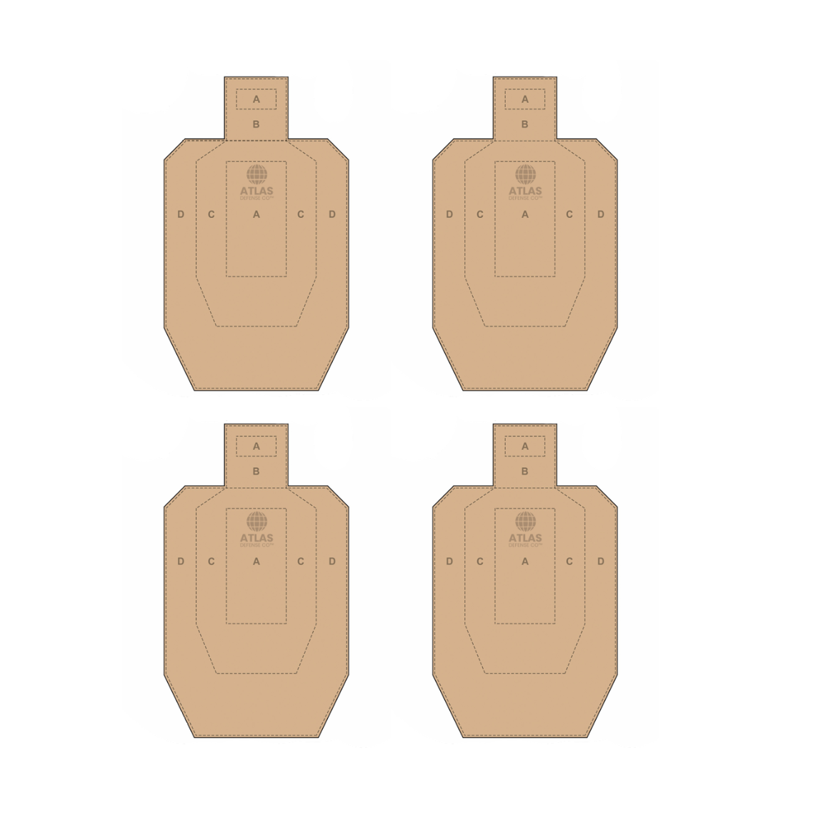 Free Printable Dry Fire 4ps Mini USPSA Targets