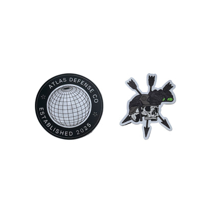 Atlas Morale Stickers | Equipment Decals